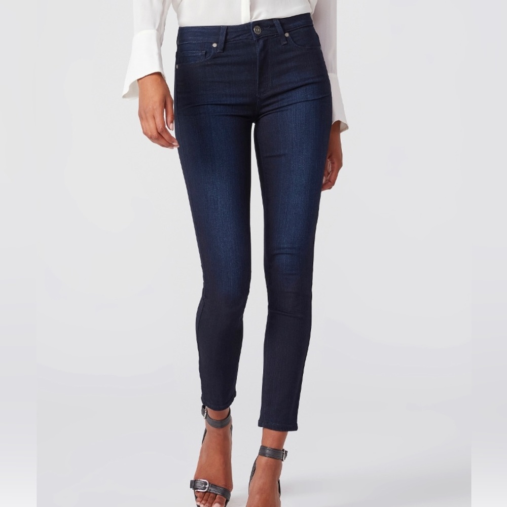 Paige Denim Jeans- Hoxton ankle fit. Dark wash. Perfect condition. Size 29